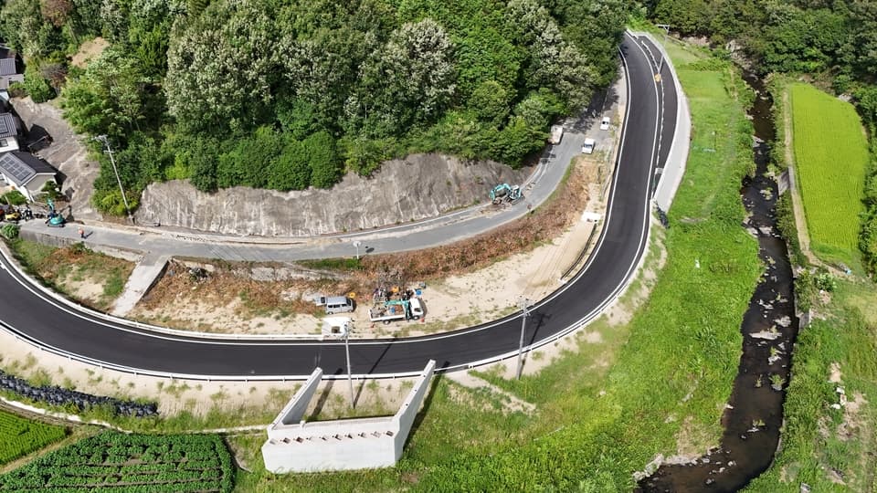 熊野瀬戸線道路改良工事（R5-2工区）の画像