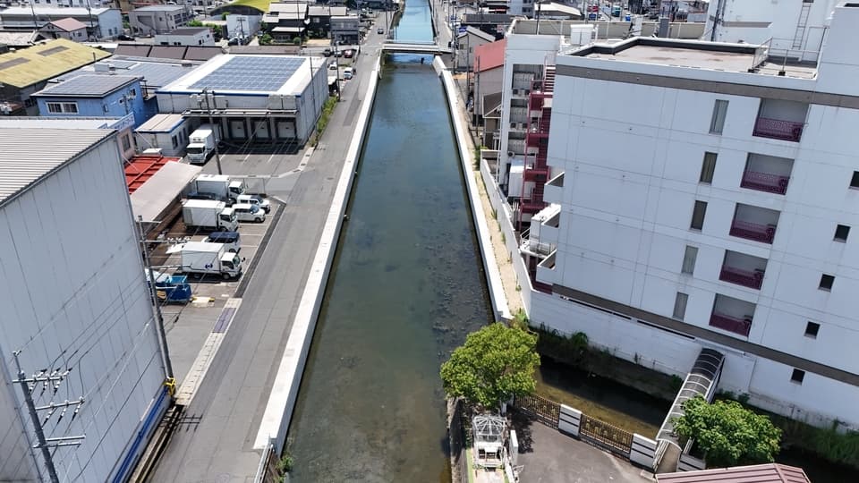 手城川広域河川改修工事の画像