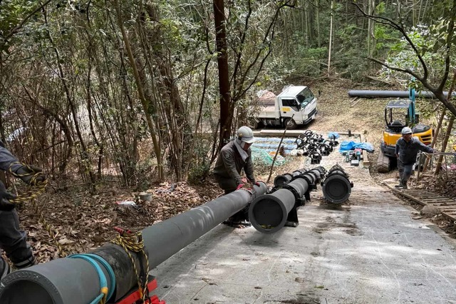 福田ポンプ所送配水管布設工事の画像04