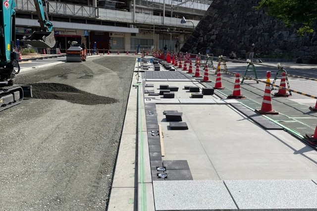 道路改良工事（西町若松線外1路線・3-1）の画像