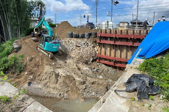 中野駅家線外単県道路改良工事の画像01