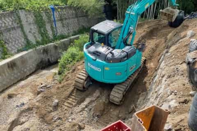 中野駅家線外単県道路改良工事の画像04