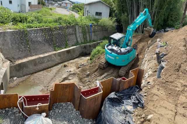 中野駅家線外単県道路改良工事の画像05
