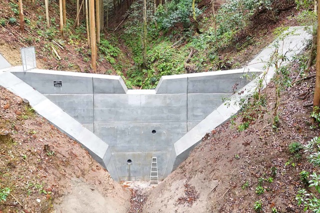 林地荒廃防止事業渓間工事No5の画像